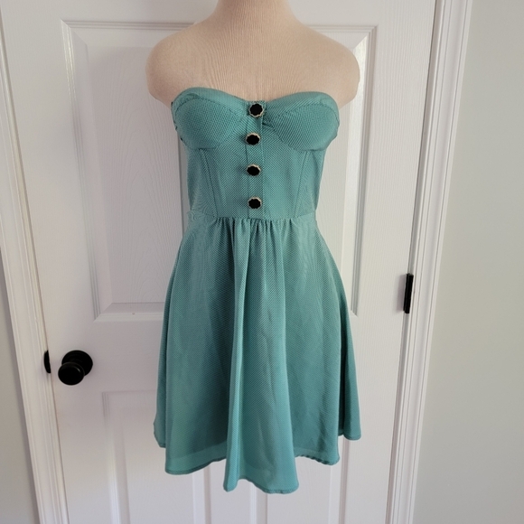 Corey Lynn Calter Polka Dot Silk Dress 8 - Picture 1 of 13